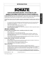 Предварительный просмотр 37 страницы Schulte DHX-360 Operator'S Manual