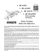 Предварительный просмотр 3 страницы Schulte FX-520 Operator'S Manual