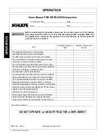 Preview for 62 page of Schulte SDX-102 Operator'S Manual