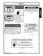 Preview for 19 page of Schulte SRW800 Operator’S Manual With Parts Listing