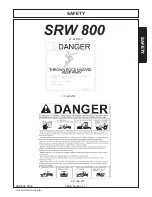 Предварительный просмотр 21 страницы Schulte SRW800 Operator’S Manual With Parts Listing