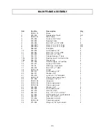 Preview for 81 page of Schulte SRW800 Operator’S Manual With Parts Listing