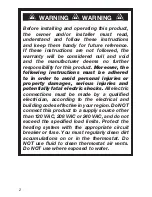 Preview for 2 page of Schulter Systems DH E RS /BW User Manual