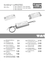 Schulter Systems LIPROTEC LT EK 24V100W Directions For Use Manual preview