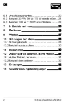 Preview for 5 page of Schulter Systems LIPROTEC LT EK 24V100W Directions For Use Manual