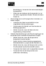 Preview for 10 page of Schulter Systems LIPROTEC LT EK 24V100W Directions For Use Manual