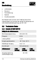 Preview for 17 page of Schulter Systems LIPROTEC LT EK 24V100W Directions For Use Manual