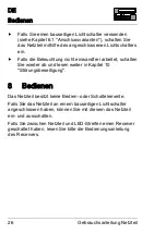 Preview for 29 page of Schulter Systems LIPROTEC LT EK 24V100W Directions For Use Manual