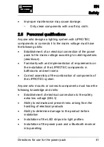 Preview for 44 page of Schulter Systems LIPROTEC LT EK 24V100W Directions For Use Manual