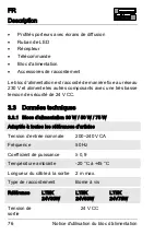 Preview for 79 page of Schulter Systems LIPROTEC LT EK 24V100W Directions For Use Manual