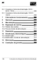 Preview for 189 page of Schulter Systems LIPROTEC LT EK 24V100W Directions For Use Manual