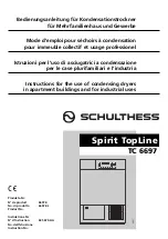 Schulthess 6697.0 Instructions For The Use предпросмотр