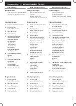 Preview for 1 page of Schulthess Novamatic TK 6097 Quick Start Manual