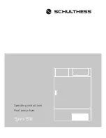 Schulthess Spirit 610 Operating Instructions Manual preview