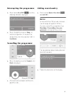 Preview for 23 page of Schulthess SPIRIT TOPLINE 710 Operating Instructions Manual