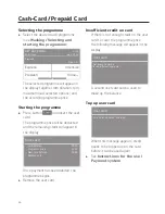 Preview for 44 page of Schulthess SPIRIT TOPLINE 710 Operating Instructions Manual