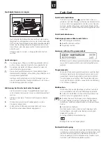 Предварительный просмотр 17 страницы Schulthess Spirit topLine TW 8340 Operating Instructions Manual