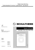 Schulthess WEI 9080 Operating Instructions Manual preview