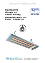 SCHULTZE InduStrip IHS 3000 Mounting And Operating Instructions preview