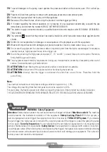 Preview for 28 page of Schulz hidro lav 2950W Instruction Manual