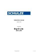 Preview for 1 page of Schulze Big-O-Lite pneu plus Instruction Manual