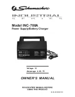 Schumacher Electric 00-99-000906 Owner'S Manual preview