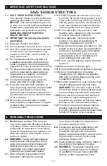 Preview for 2 page of Schumacher Electric BATTERY EXTENDER BE01257 Owner'S Manual