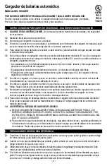 Предварительный просмотр 12 страницы Schumacher Electric BE01251 Owner'S Manual