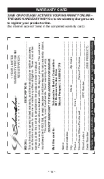 Preview for 15 page of Schumacher Electric BTF-250 Owner'S Manual