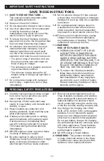 Предварительный просмотр 2 страницы Schumacher Electric DSR INDUSTRIAL DSR126 Owner'S Manual