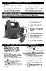 Preview for 6 page of Schumacher Electric DSR PROSERIES DSR136 Owner'S Manual