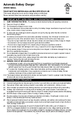 Предварительный просмотр 5 страницы Schumacher Electric DSR134 Owner'S Manual