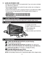 Предварительный просмотр 9 страницы Schumacher Electric Farm & Ranch FR01334 Owner'S Manual