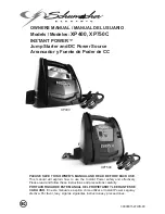 Preview for 1 page of Schumacher Electric INSTANT POWER XP400 Owner'S Manual