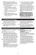 Preview for 8 page of Schumacher Electric IP-125C Owner'S Manual