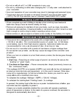 Preview for 5 page of Schumacher Electric PID-500-USB Owner'S Manual