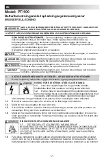 Preview for 7 page of Schumacher Electric PTI100 Owner'S Manual