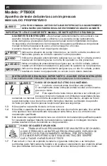 Preview for 86 page of Schumacher Electric PTI900X Manual