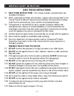 Preview for 2 page of Schumacher Electric SA874 Owner'S Manual