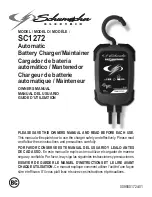 Предварительный просмотр 1 страницы Schumacher Electric SC1272 Owner'S Manual