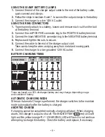 Предварительный просмотр 8 страницы Schumacher Electric SC1272 Owner'S Manual