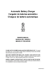 Предварительный просмотр 1 страницы Schumacher Electric SC1309 Owner'S Manual