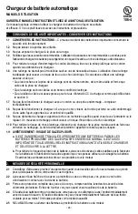 Предварительный просмотр 26 страницы Schumacher Electric SC1326 Owner'S Manual