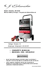 Предварительный просмотр 1 страницы Schumacher Electric SE-4225 Owner'S Manual