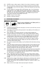 Предварительный просмотр 7 страницы Schumacher Electric SE-4225 Owner'S Manual