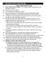 Preview for 4 page of Schumacher Electric SEM-1562A-CA Owner'S Manual