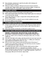 Preview for 6 page of Schumacher Electric SEM-1562A-CA Owner'S Manual