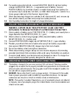 Preview for 7 page of Schumacher Electric SEM-1562A-CA Owner'S Manual