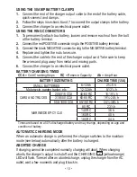 Preview for 10 page of Schumacher Electric SEM-1562A-CA Owner'S Manual