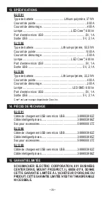 Preview for 35 page of Schumacher Electric SL1391 Owner'S Manual